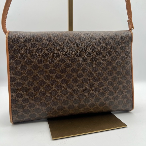 Celine Monogram Coated Canvas Crossbody - Picture 4 of 12